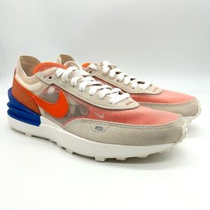 Nike Womens Waffle One Running Trainers Pearl White Rush Orange Sneakers…